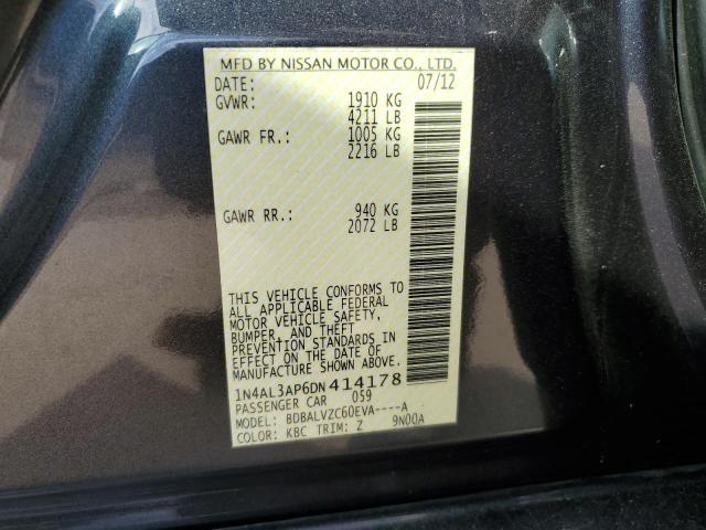 2013 NISSAN ALTIMA 2.5 - 1N4AL3AP6DN414178