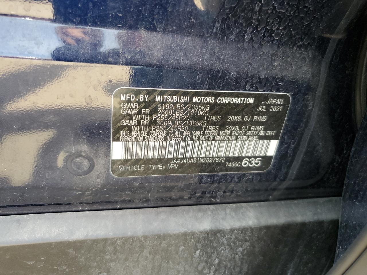 MITSUBISHI OUTLANDER SE