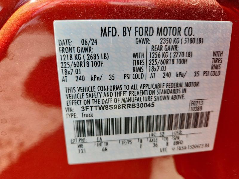 2024 FORD MAVERICK L #3302975607