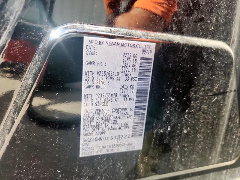 2020 INFINITI QX60 LUXE - 5N1DL0MN2LC518222