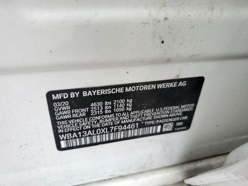 2020 BMW M235XI WBA13AL0XL7F94461