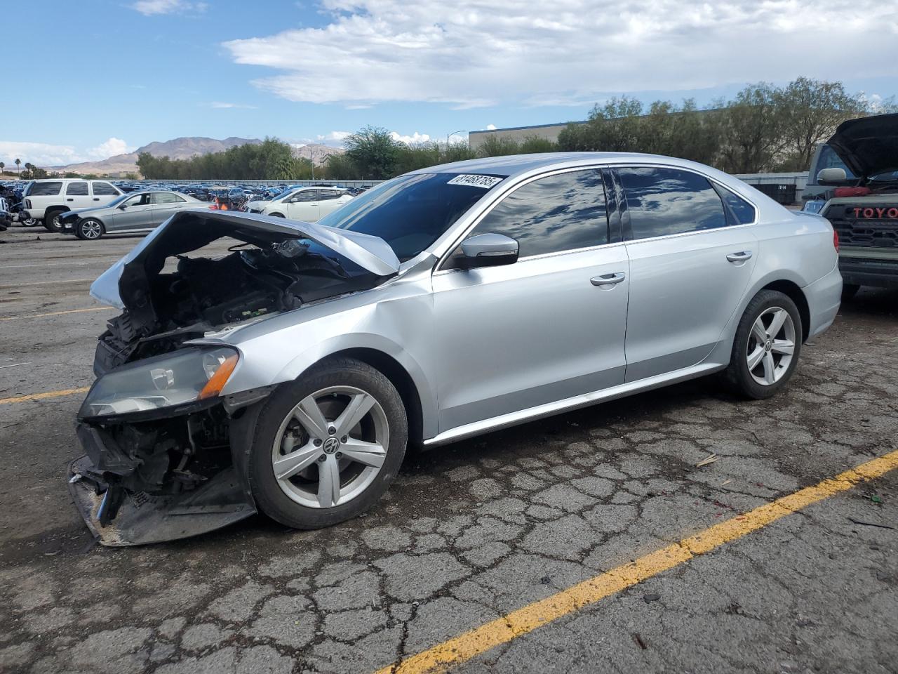 Lot #3303136778 2013 VOLKSWAGEN PASSAT SE