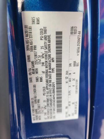 2017 FORD ESCAPE SE #3279845305