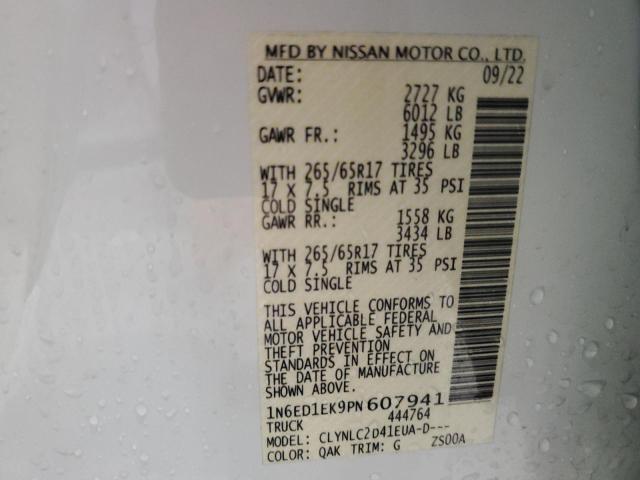 2023 NISSAN FRONTIER S #3292350312