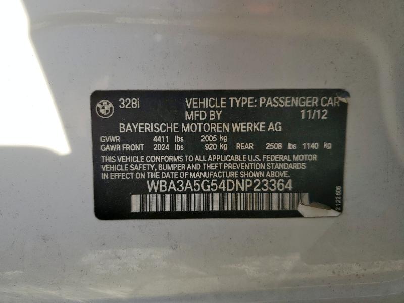 2013 BMW 328 I - WBA3A5G54DNP23364