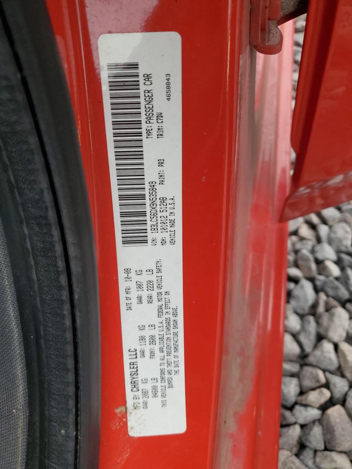 Lot #3260642068 2009 DODGE AVENGER SX