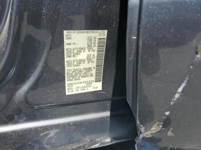 2017 NISSAN TITAN SV 1N6AA1E52HN501026