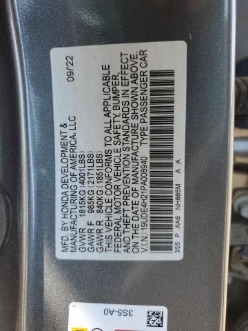 2023 ACURA INTEGRA 19UDE4H21PA008940