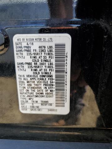 2016 NISSAN ROGUE S JN8AT2MV2GW132007