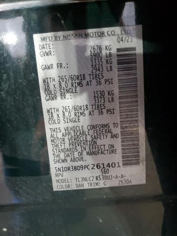 2023 NISSAN PATHFINDER 5N1DR3BD9PC261401