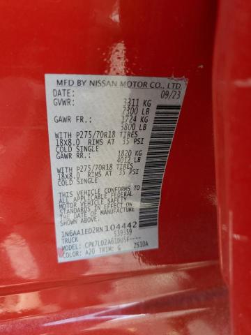 2024 NISSAN TITAN PRO- 1N6AA1ED2RN104442