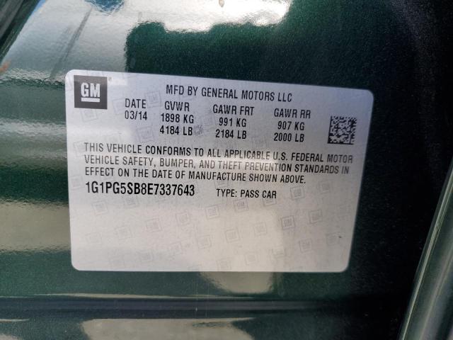 2014 CHEVROLET CRUZE LTZ - 1G1PG5SB8E7337643