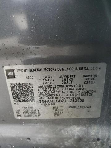 2020 CHEVROLET TRAX 1LT - 3GNCJLSBXLL313498