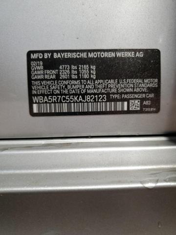 2019 BMW 330XI WBA5R7C55KAJ82123