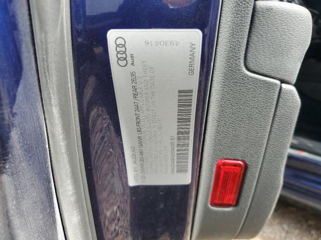 2021 AUDI A4 PREMIUM WAUDAAF42MA035151