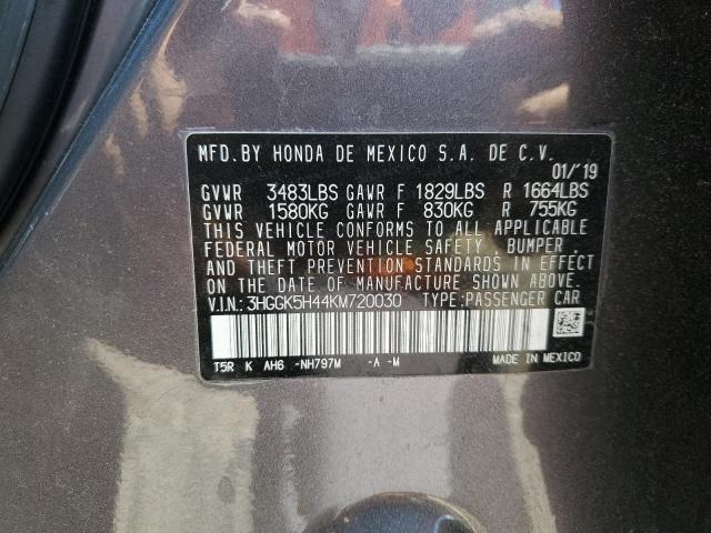 2019 HONDA FIT LX #3292696593