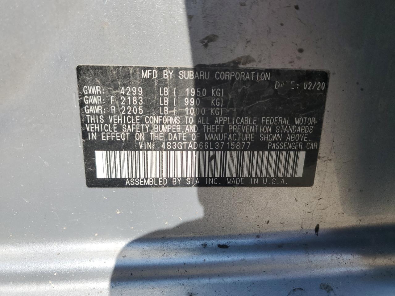 SUBARU IMPREZA PREMIUM