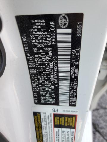 2016 TOYOTA CAMRY LE 4T1BF1FK6GU511913