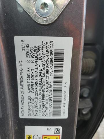 2018 HONDA ACCORD EXL 1HGCV2F67JA013962