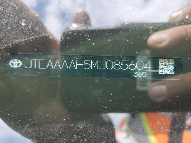 2021 TOYOTA VENZA LE JTEAAAAH5MJ085604