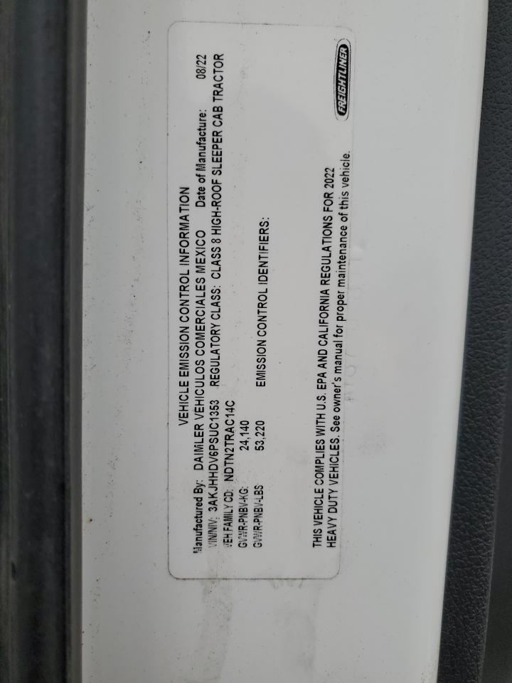 Lot #3302084121 2023 FREIGHTLINER CASCADIA 1