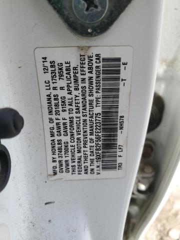 2015 HONDA CIVIC LX 19XFB2F56FE223775