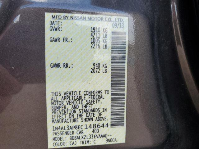 2014 NISSAN ALTIMA 2.5 #3303975743