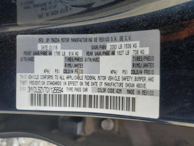 2016 TOYOTA SCION IA 3MYDLBZV7GY125694