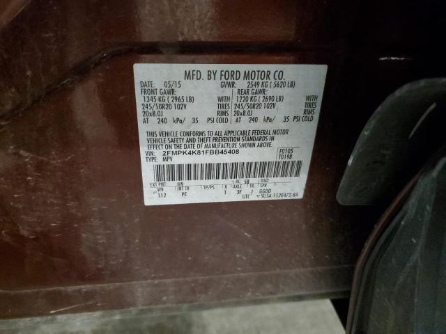 2015 FORD EDGE TITAN - 2FMPK4K81FBB45408