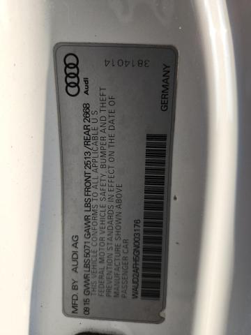 2016 AUDI A5 PREMIUM PLUS S-LINE - WAUD2AFH5GN003176