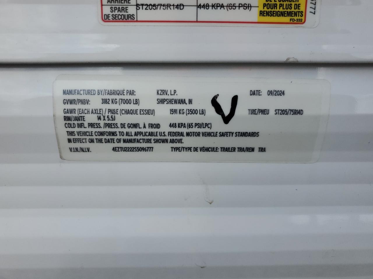 Lot #3280434160 2025 KZ SPORTSMEN