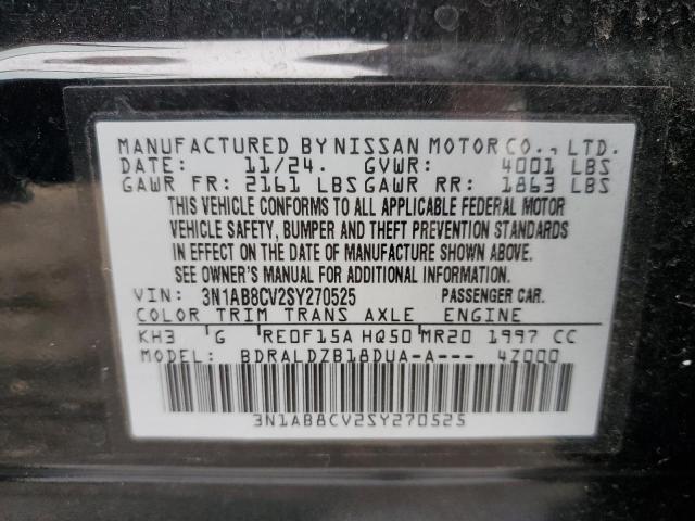 2025 NISSAN SENTRA SV 3N1AB8CV2SY270525