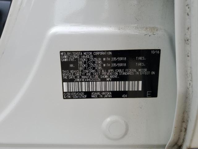 2017 TOYOTA RAV4 LIMIT JTMDFREV4HD202336