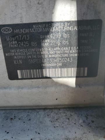 2013 HYUNDAI SONATA GLS - 5NPEB4AC3DH750243