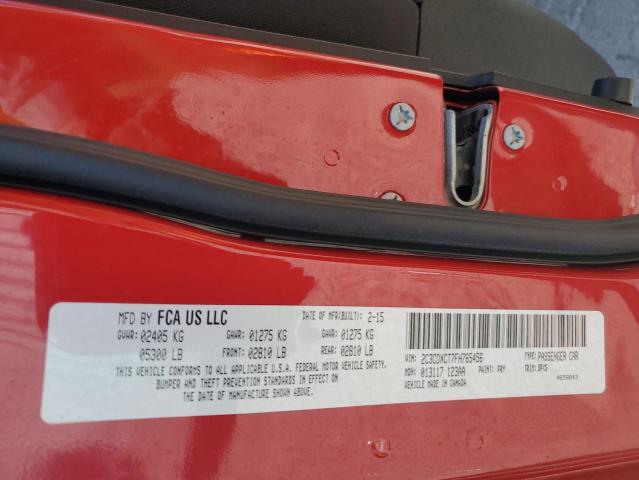 2015 DODGE CHARGER R/ - 2C3CDXCT7FH765456