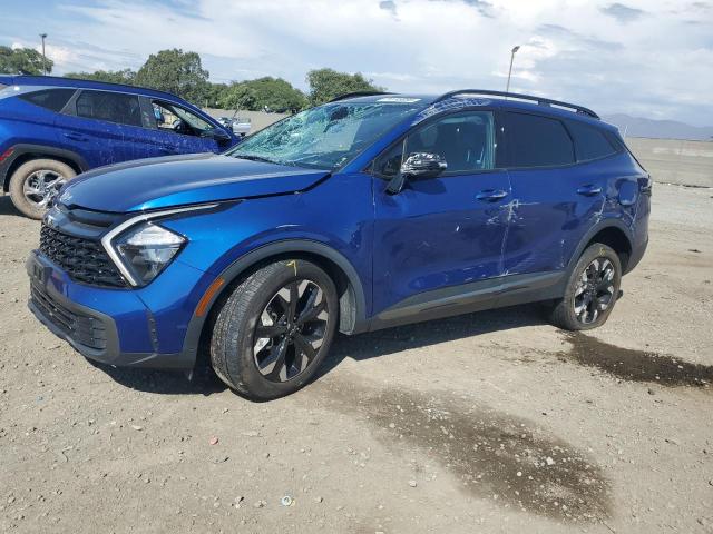KIA SPORTAGE X LINE 2023 blue  gas 5XYK6CAF9PG072136 photo #1