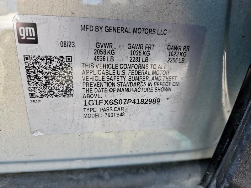 2023 CHEVROLET BOLT EV #3254428160