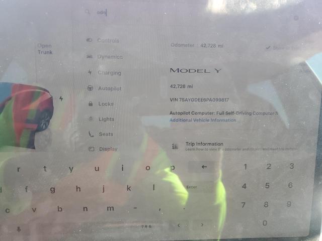 2023 TESLA MODEL Y - 7SAYGDEE6PA099817