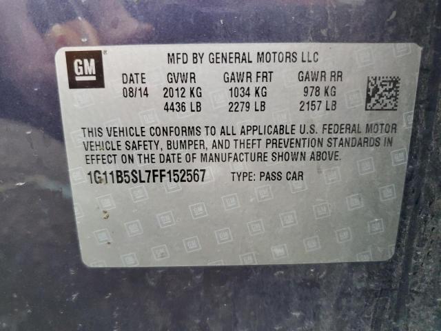 2015 CHEVROLET MALIBU LS 1G11B5SL7FF152567