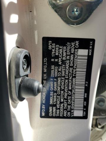 2019 HONDA CIVIC TYPE-R TOURING - SHHFK8G73KU204980