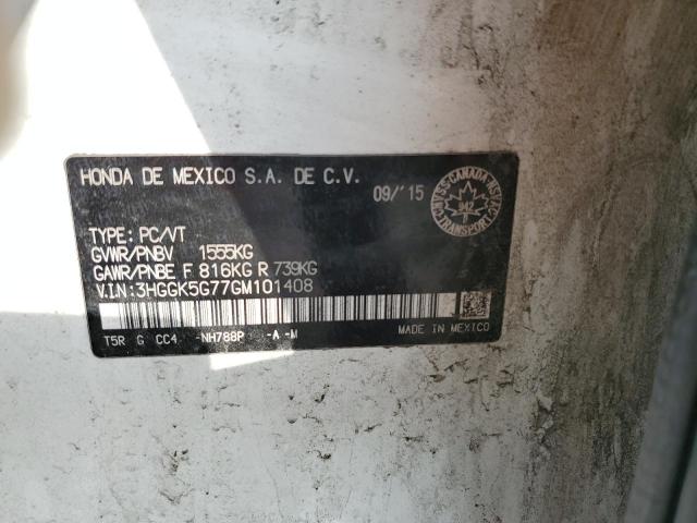 2016 HONDA FIT EX - 3HGGK5G77GM101408