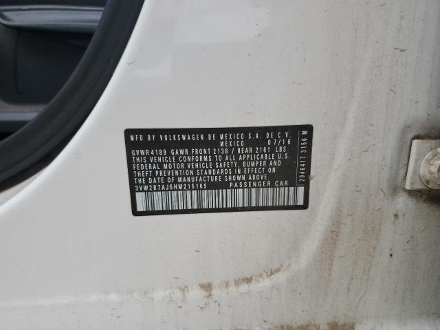 2017 VOLKSWAGEN JETTA S - 3VW2B7AJ5HM215169