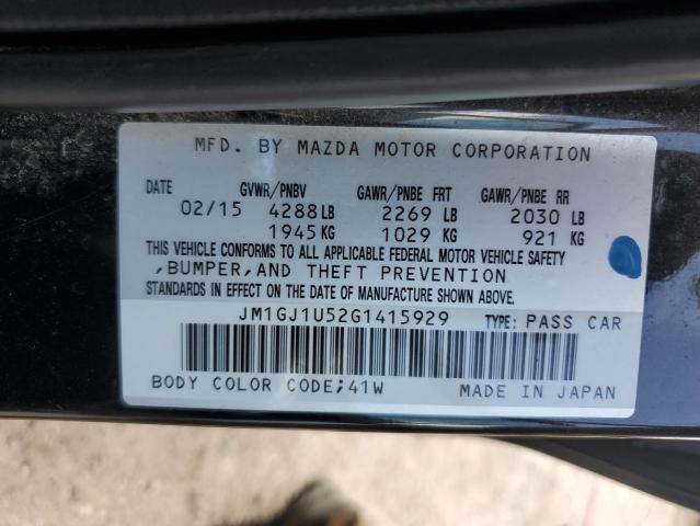 2016 MAZDA 6 SPORT JM1GJ1U52G1415929