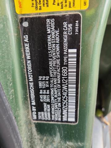 2016 MINI COOPER S C WMWZC5C54GWU21680