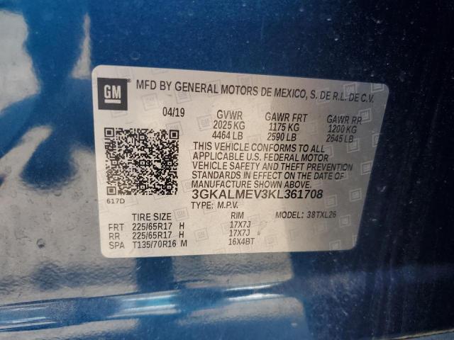 2019 GMC TERRAIN SLE 3GKALMEV3KL361708