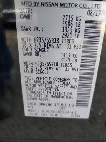 2017 INFINITI QX60 - 5N1DL0MM2HC558119