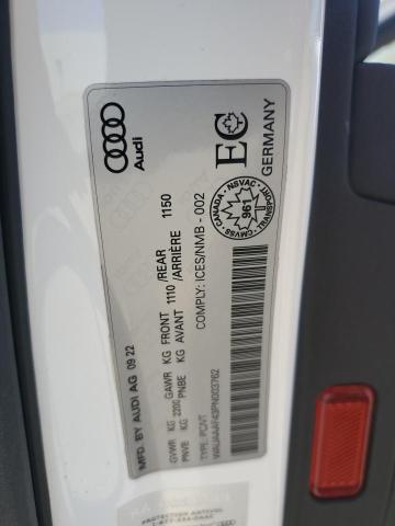 2023 AUDI A4 KOMFORT - WAUAAAF43PN003762