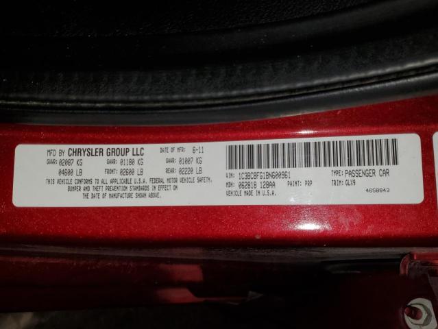 2011 CHRYSLER 200 S - 1C3BC8FG1BN600961