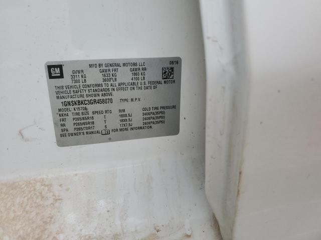 2016 CHEVROLET TAHOE K150 1GNSKBKC3GR458070