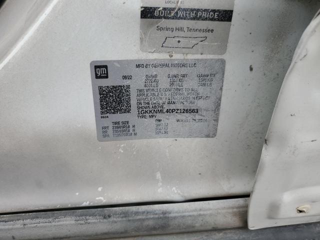 2023 GMC ACADIA SLT 1GKKNML40PZ126563